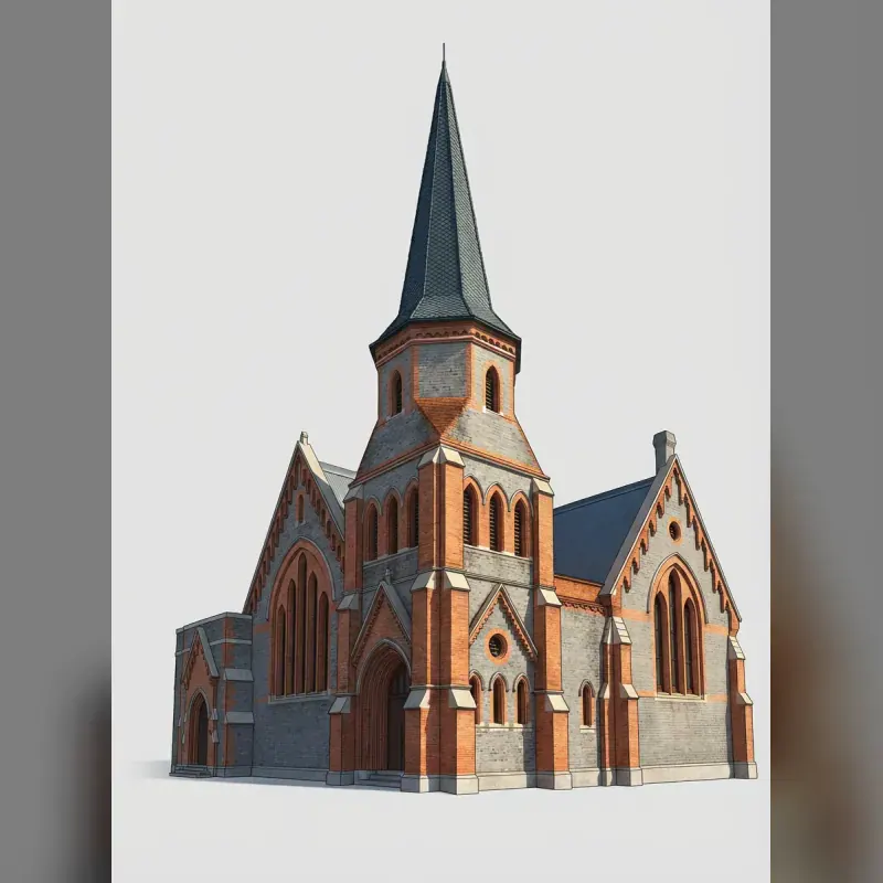 Isometric 3D Building — After